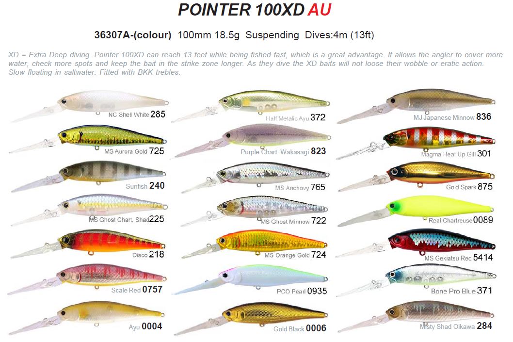 Lucky Craft Pointer 100 XD - Fraser Coast Outdoors