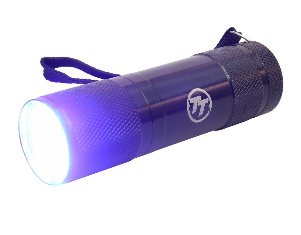 TT Fishing 9 LED Mini UV Flashlight - Bright Hi-Output Torch - Fraser Coast Outdoors