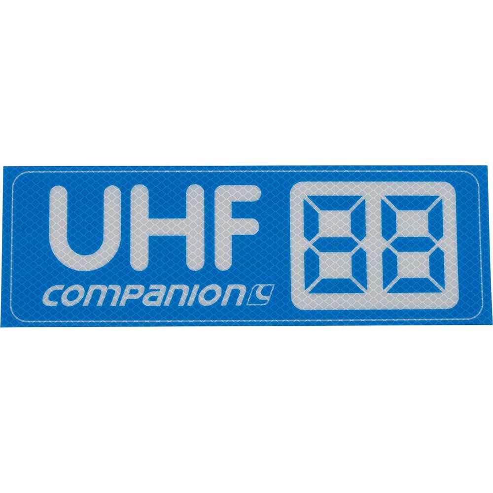 Companion UHF Channel Sticker