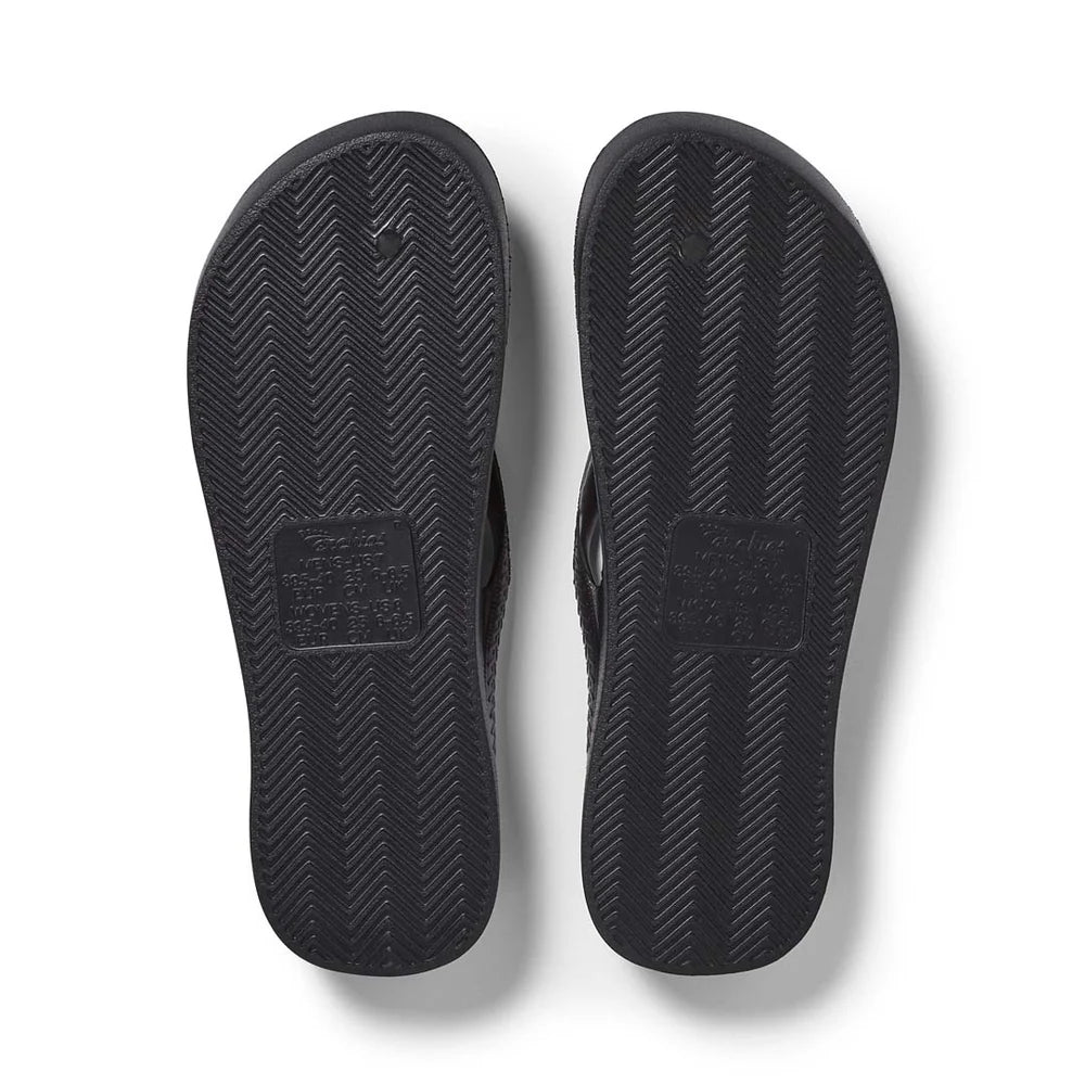 Archies Thongs Kids Black - Fraser Coast Outdoors