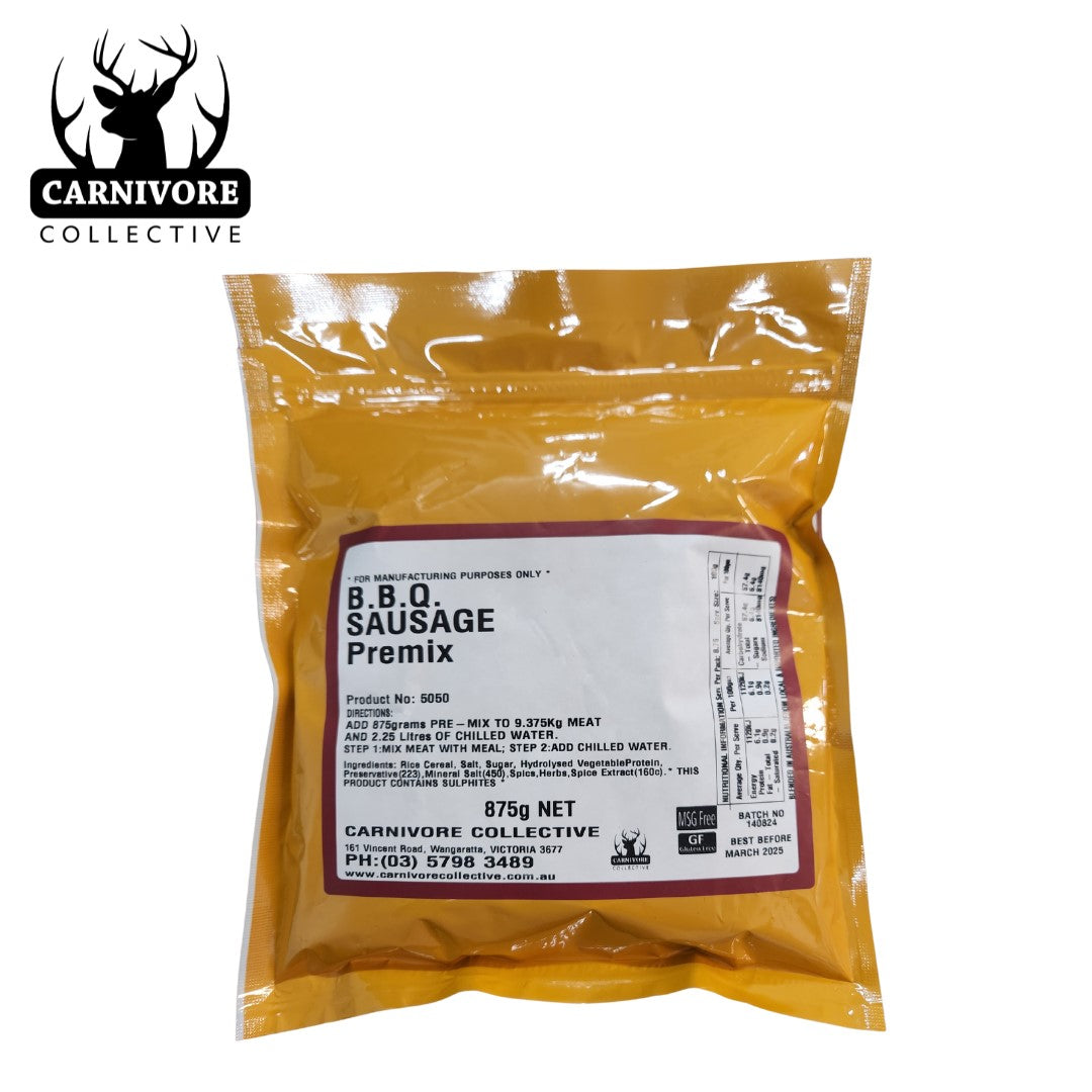 Carnivore Collective BBQ Sausage Seasoning 875gms - Fraser Coast Outdoors