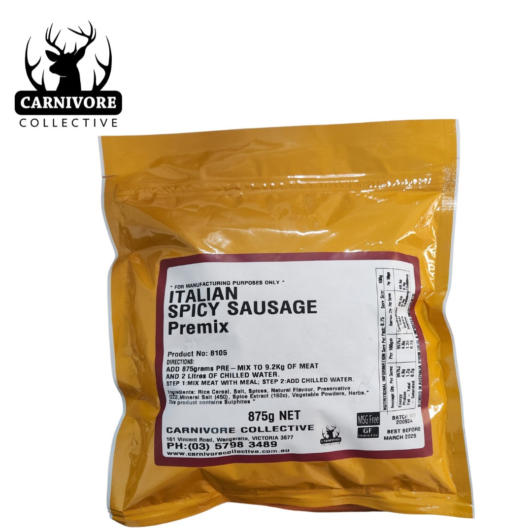 Carnivore Collective Italian Spicy Seasoning 875gms - Fraser Coast Outdoors