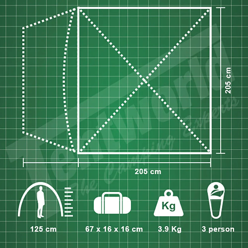 Oztrail Tasman 3V Dome Tent - Fraser Coast Outdoors