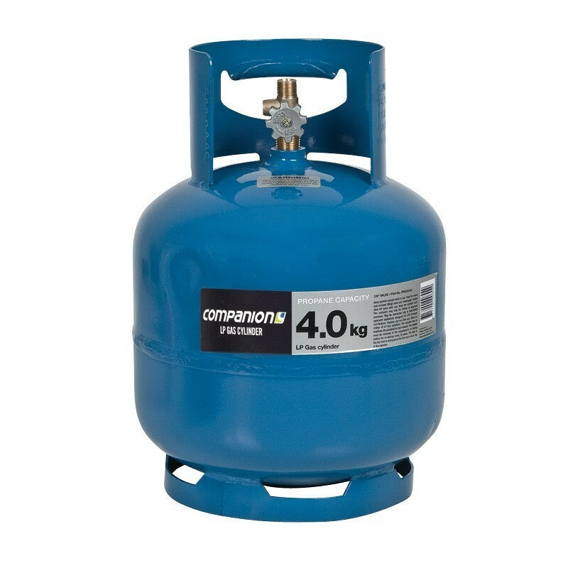 Companion 4kg Gas Cylinder 3/8"LH - Fraser Coast Outdoors