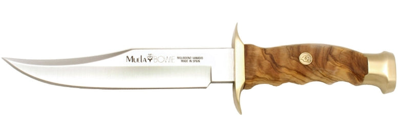 Muela Bowie - Olive Wood Handle Knife 16"