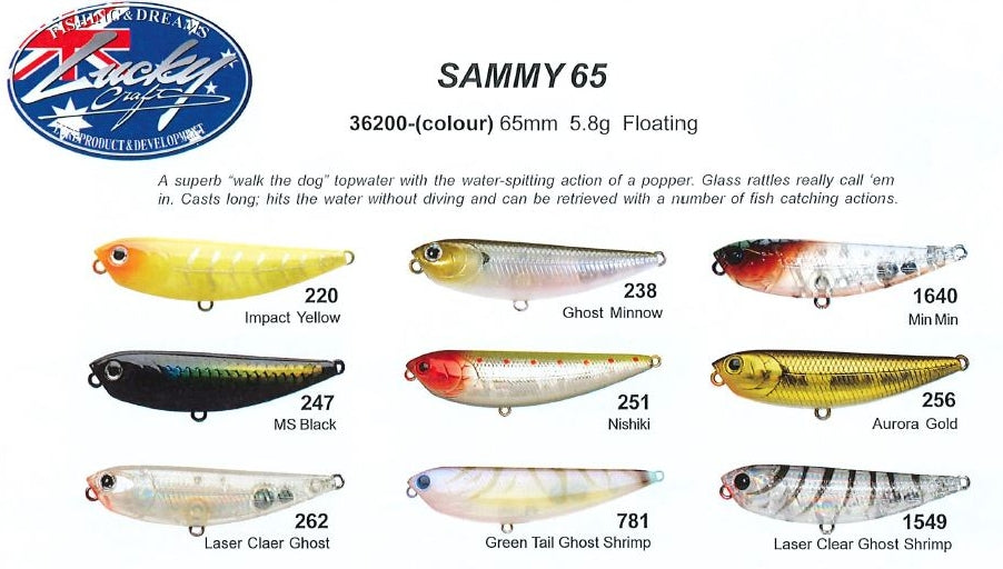Lucky Craft Sammy 65 - Fraser Coast Outdoors