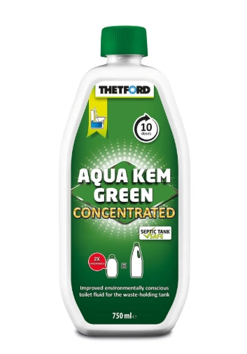Thetford Aqua Kem Green Concentrate 750mL - Toilet Chemical