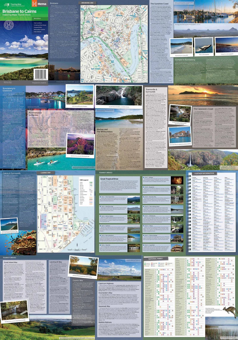 Brisbane To Cairns Map - Fraser Coast Outdoors
