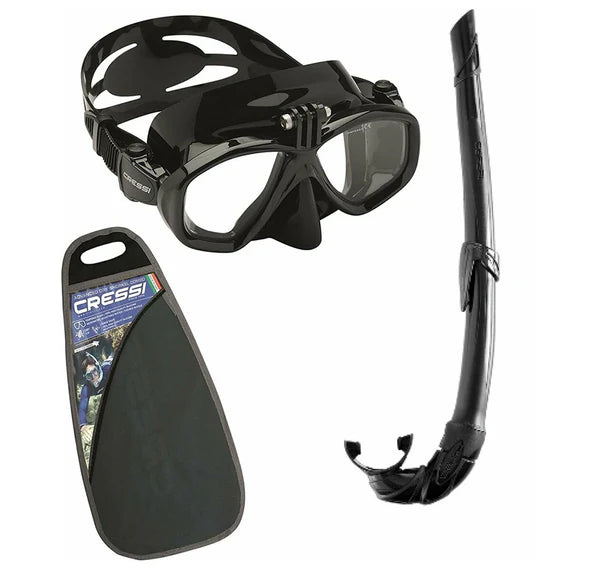 Cressi Action/Free Combo Black