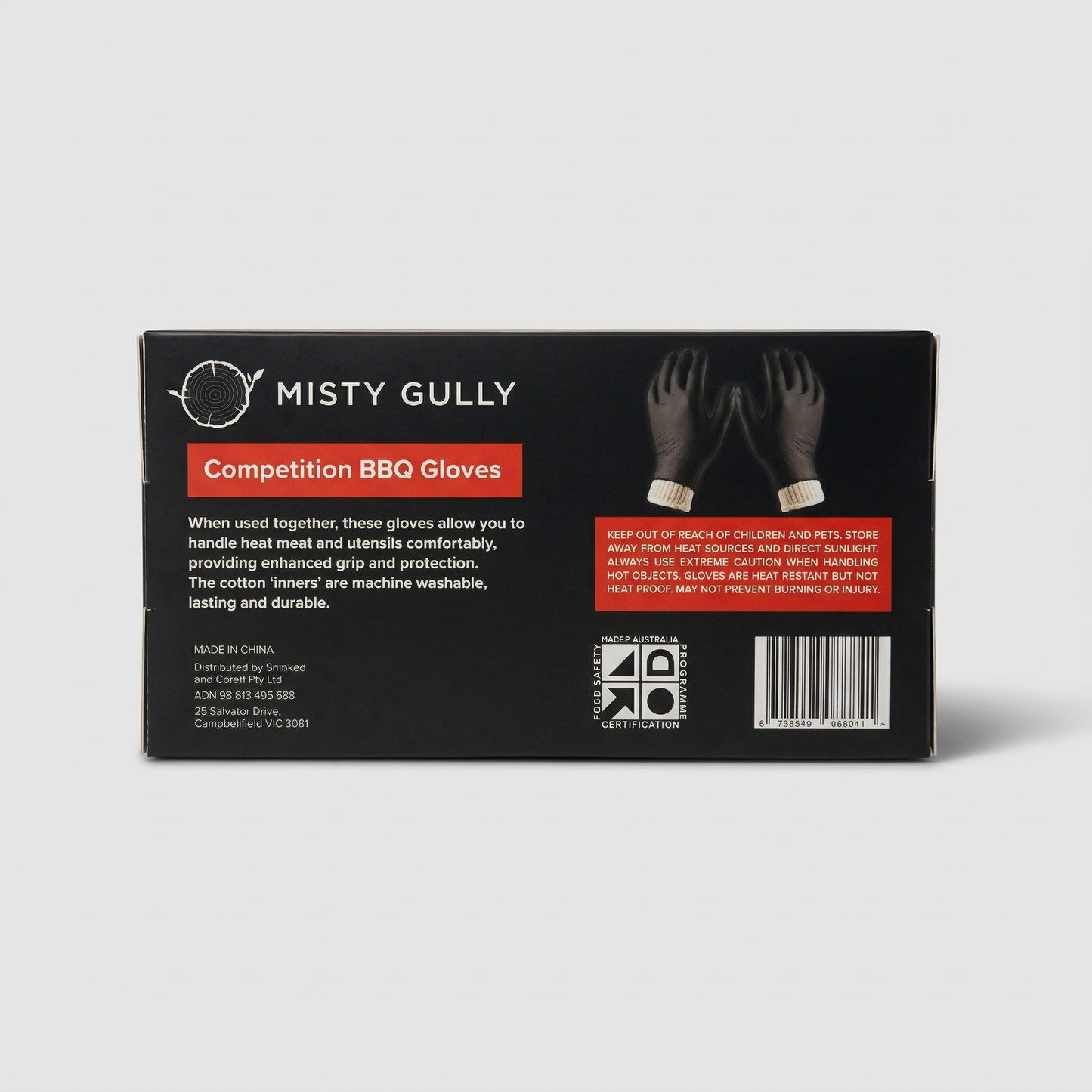 Misty Gully Competition BBQ Gloves XL - Fraser Coast Outdoors