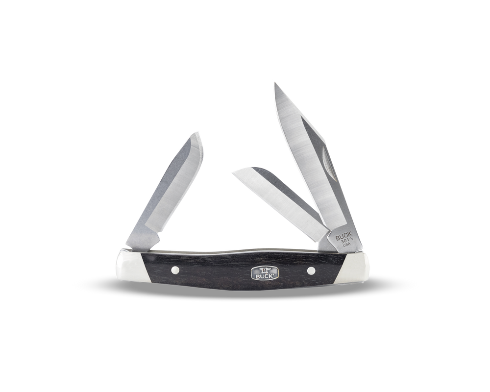 Buck Stockman Ebony Handle 301BRS Knife - Fraser Coast Outdoors