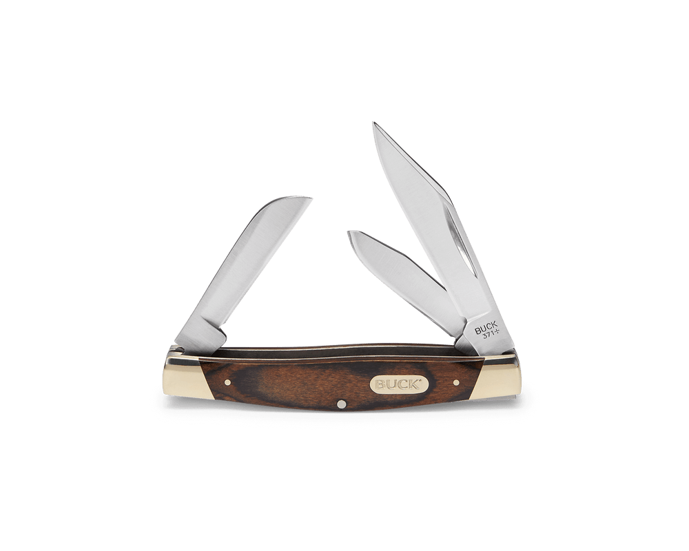 Buck Stockman Woodgrain 371BRS Knife - Fraser Coast Outdoors