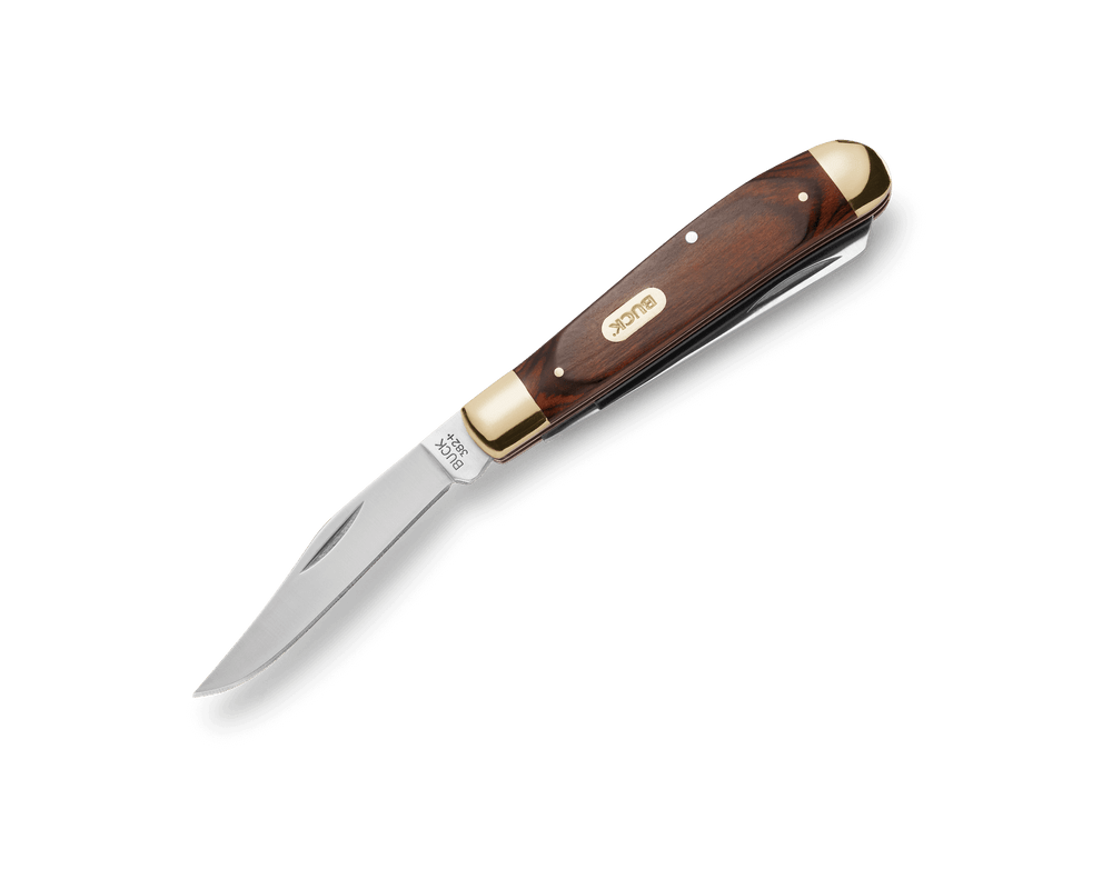 Buck Trapper Woodgrain 382BRS Knife - Fraser Coast Outdoors