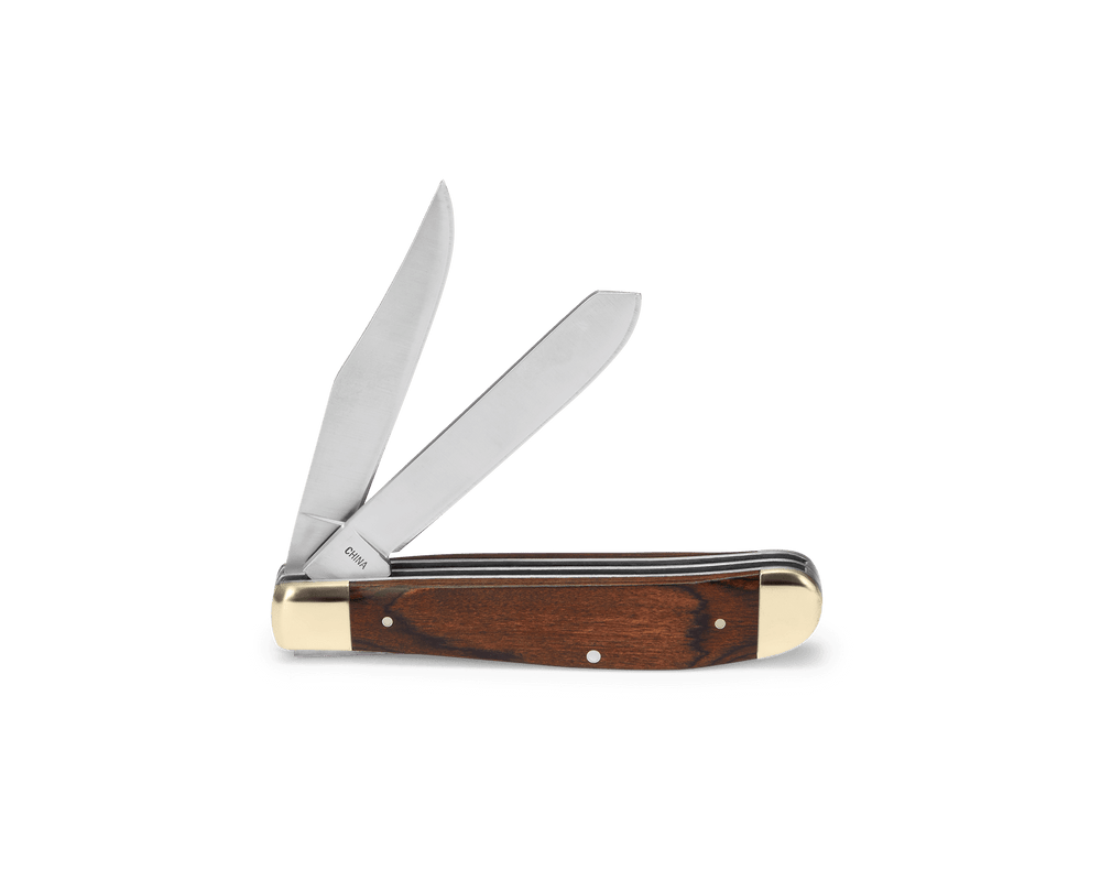 Buck Trapper Woodgrain 382BRS Knife - Fraser Coast Outdoors