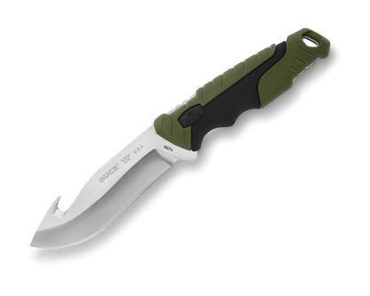 Buck Pursuit Large Fixed Guthook 657GRG Knife - Fraser Coast Outdoors