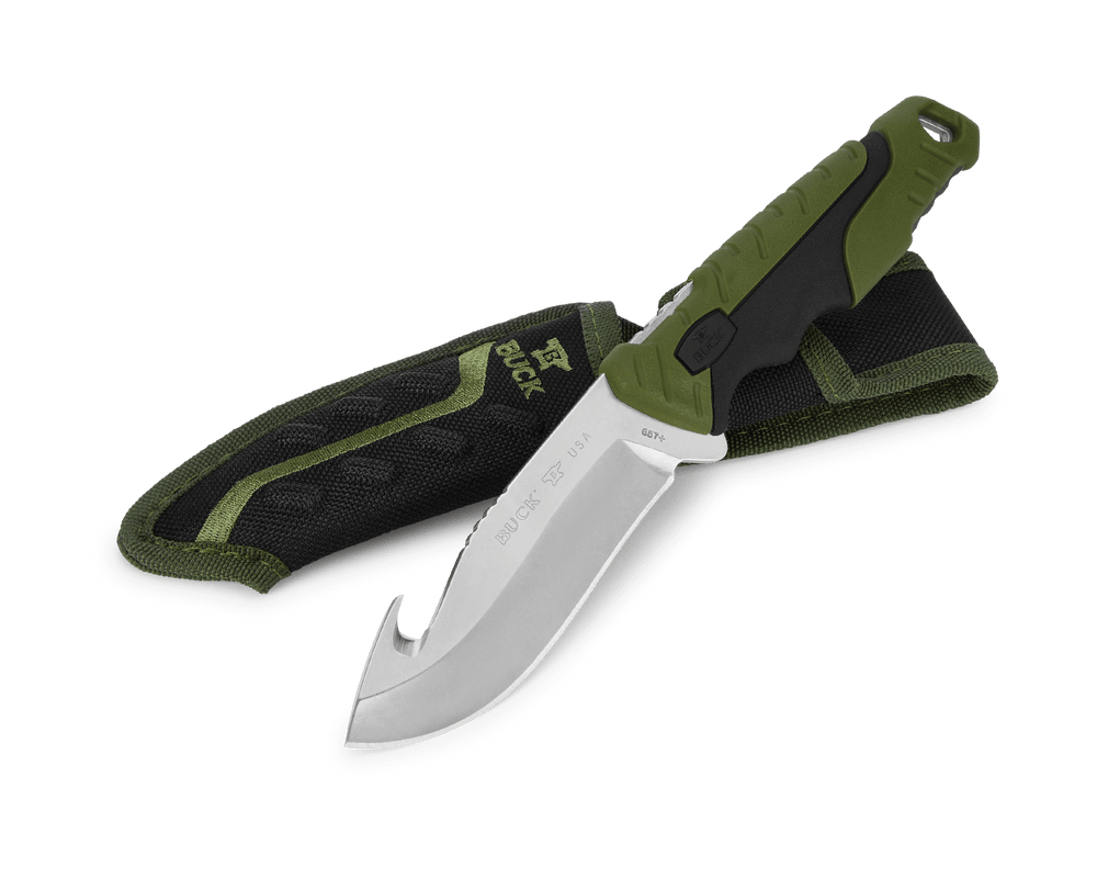 Buck Pursuit Large Fixed Guthook 657GRG Knife