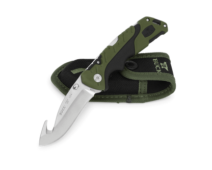 Buck Pursuit Large Guthook Folding 660GRG Knife - Fraser Coast Outdoors