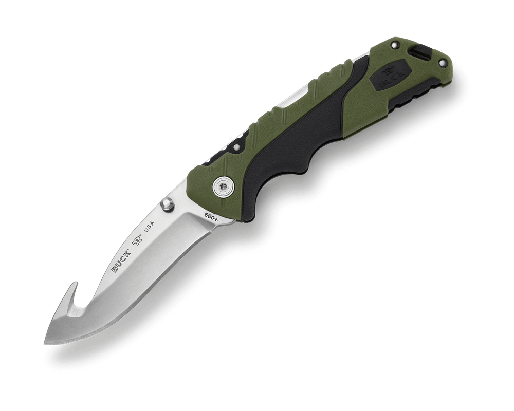 Buck Pursuit Large Guthook Folding 660GRG Knife