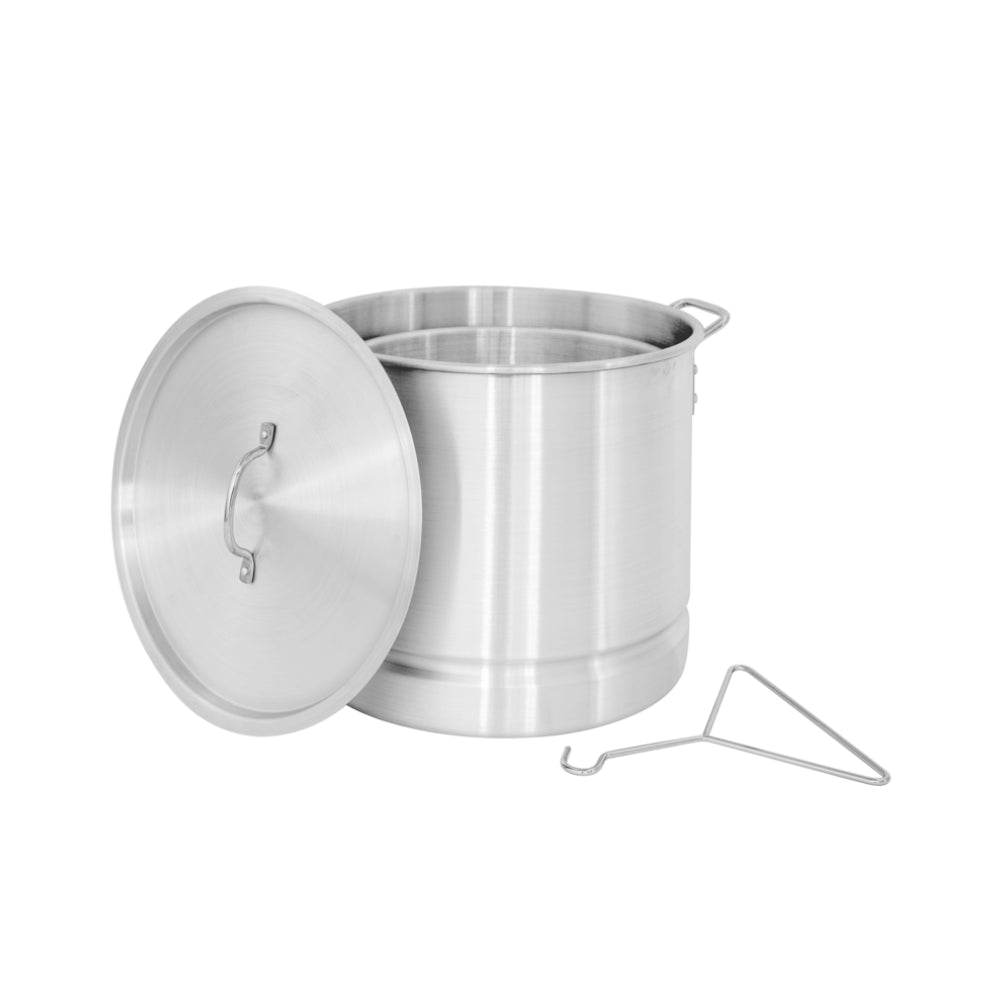 30L Aluminium Stockpot & Basket