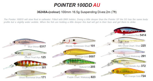 Lucky Craft Pointer 100DD Natural Gill