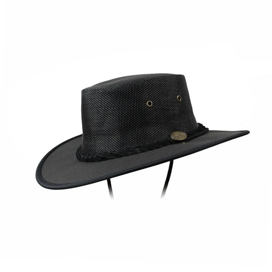 Barmah Canvas Drover Black