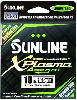 SUNLINE X PLASMA ASEGAI X8 BRAID LINE GREEN