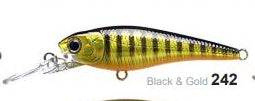 Lucky Craft Bevy Shad 75 Black And Gold - Fraser Coast Outdoors