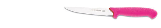 Giesser 16cm Straight Boning Pink Handle Knife