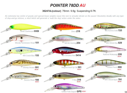 Lucky Craft Pointer 78 DD - Fraser Coast Outdoors