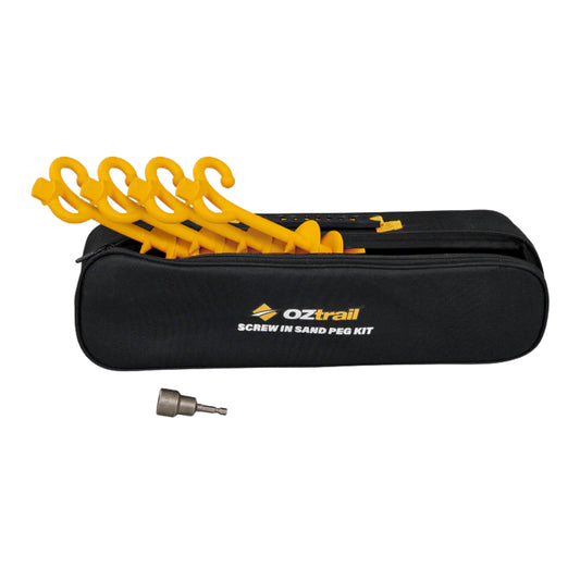 Oztrail 6pc Screw-In Sand Peg Kit - Fraser Coast Outdoors