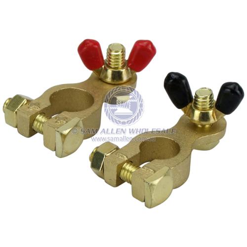 Battery Terminal Brass Pair