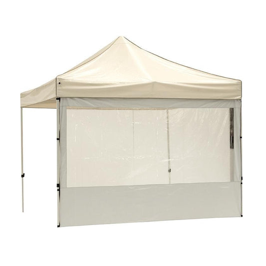 Oztrail HD Gazebo Solid Wall Kit 3.0 (with PVC Window) - Off White