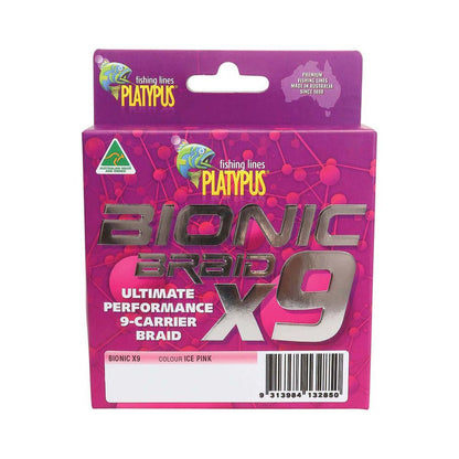 PLATYPUS BIONIC X9 BRAID - Fraser Coast Outdoors