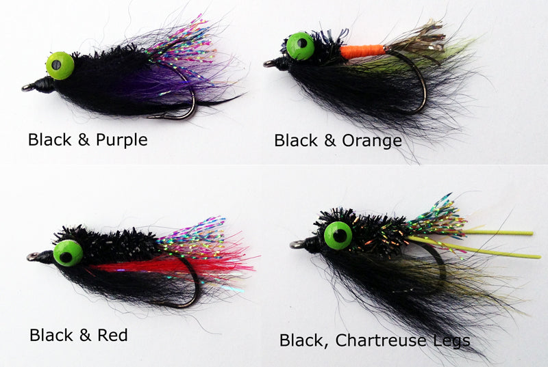 EJ TOOD VAMPIRE BLACK & CHARTREUSE LEGS - Fraser Coast Outdoors