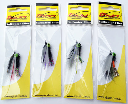 EJ TOOD VAMPIRE BLACK & CHARTREUSE LEGS - Fraser Coast Outdoors