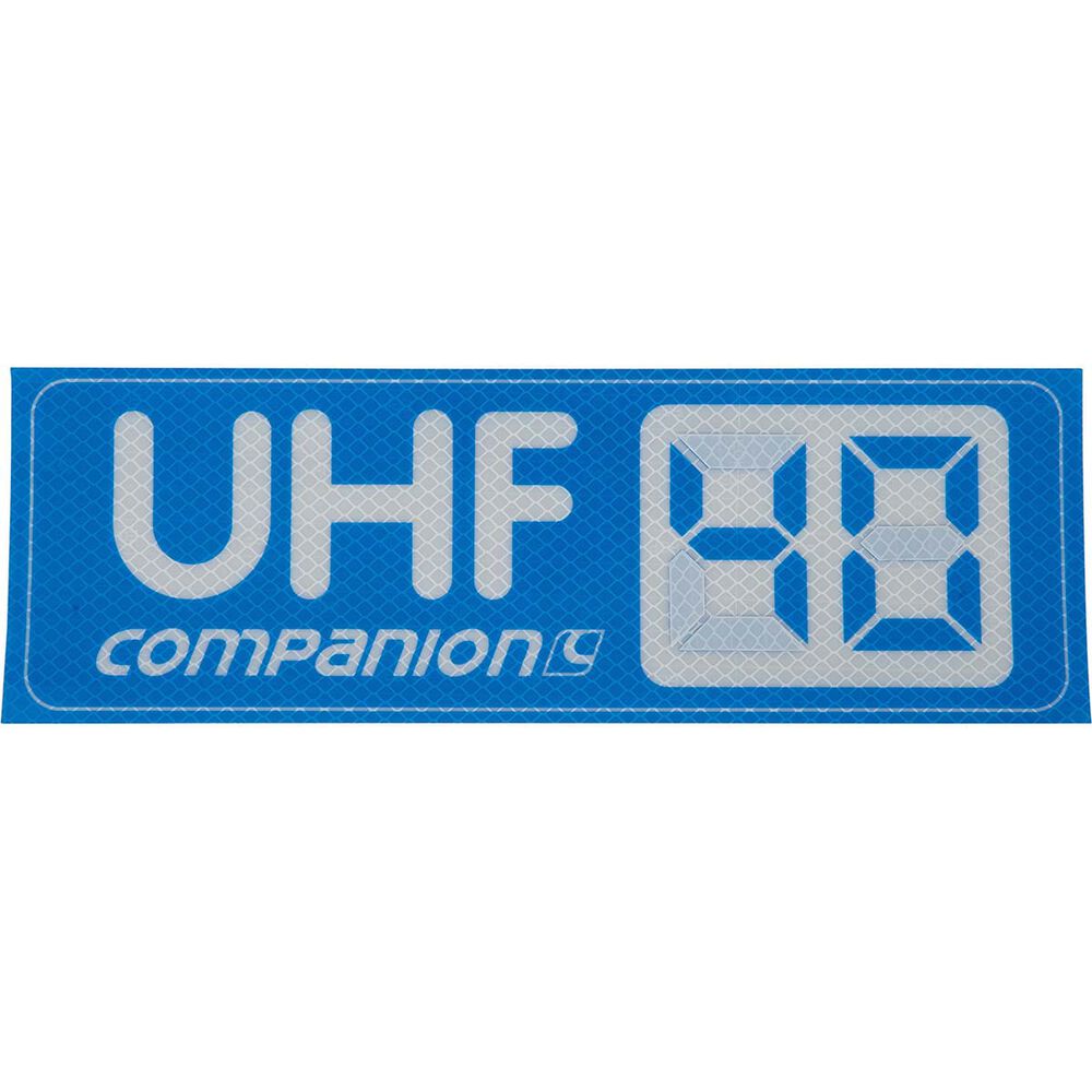 Companion UHF Channel Sticker