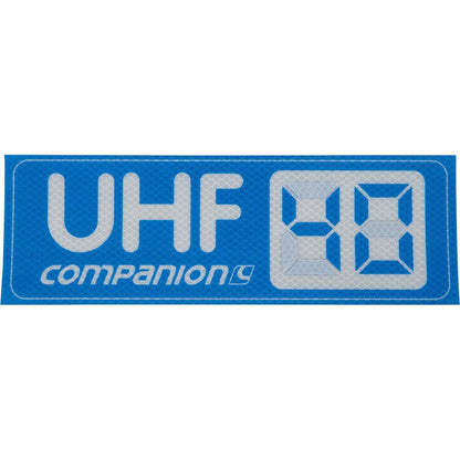 Companion UHF Channel Sticker