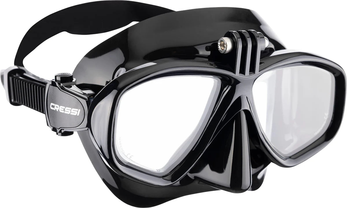 Cressi Action Mask Black - Fraser Coast Outdoors