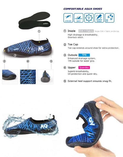 AQUARUN LOW CUT WATER SHOES PINK - Fraser Coast Outdoors