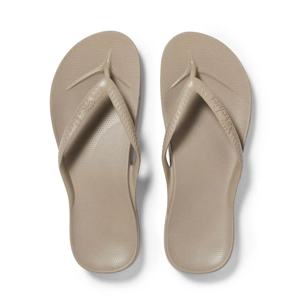 Archies Thongs Taupe - Fraser Coast Outdoors