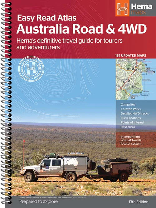 Australia Road And 4wd Atlas Easy Read 13 - Fraser Coast Outdoors