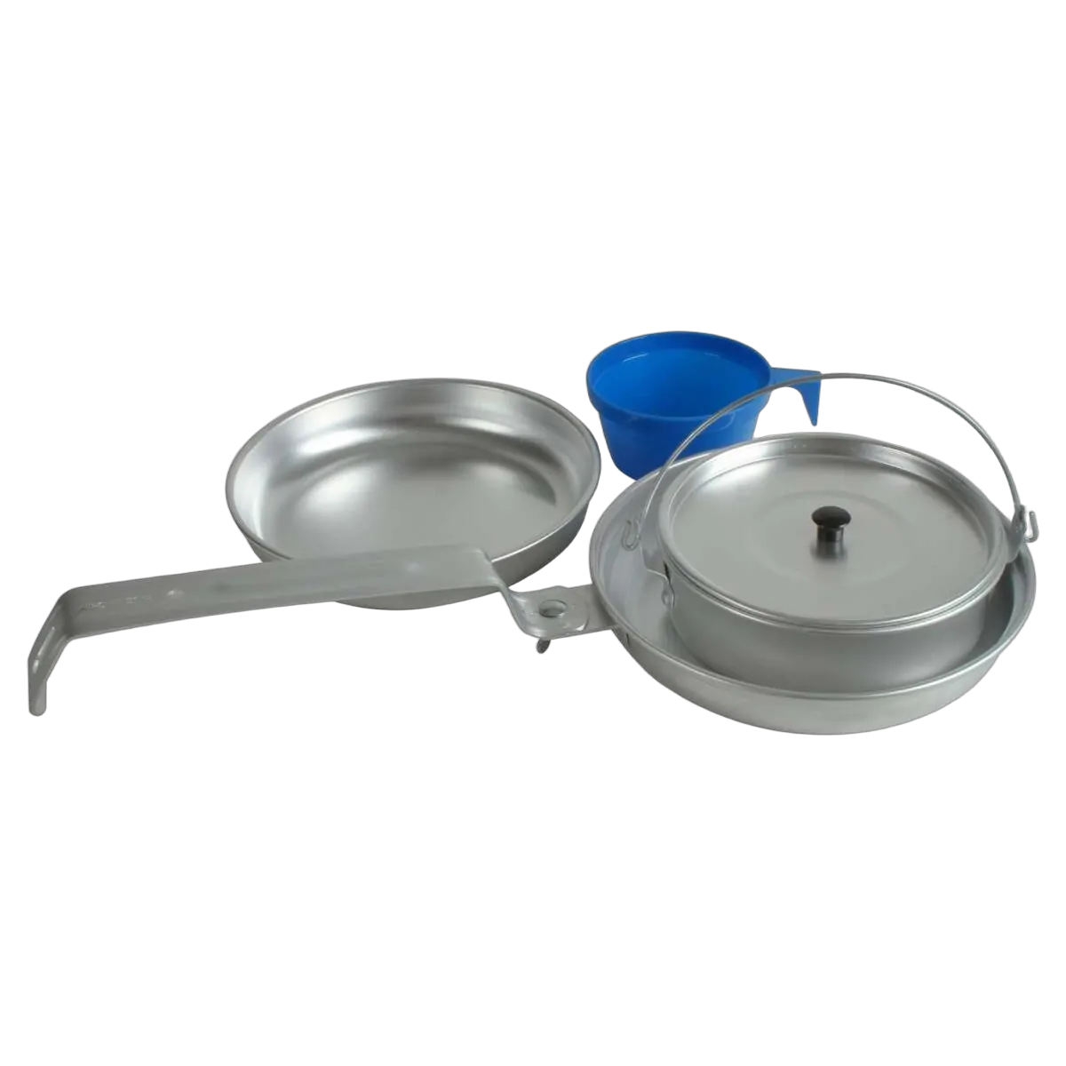 Wildtrak Hiker 1P Essential Mess Kit Aluminium 4 piece Set