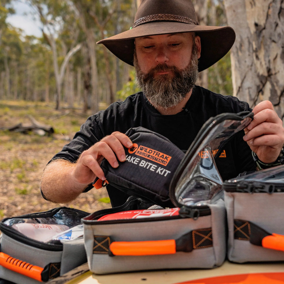 Wildtrak Heavy-duty Large Clear Top Storage Bag with Handles 35x25x13cm - Fraser Coast Outdoors