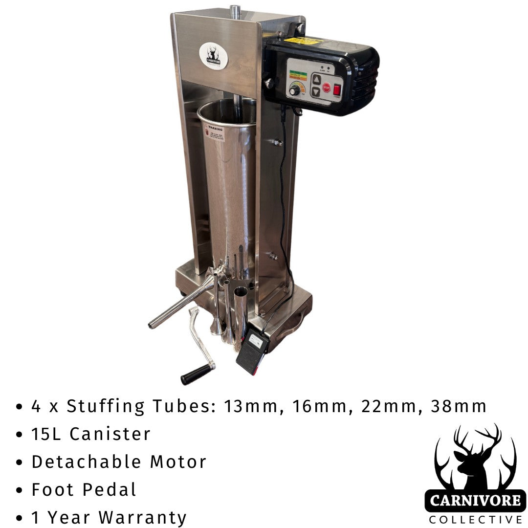 Carnivore Collective 15L New Type Electric Sausage Stuffer