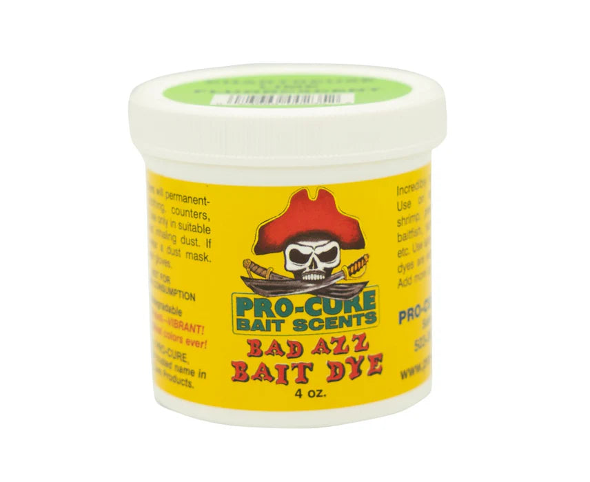 PRO-CURE BAD AZZ Powder Bait Dye 4oz - Fraser Coast Outdoors