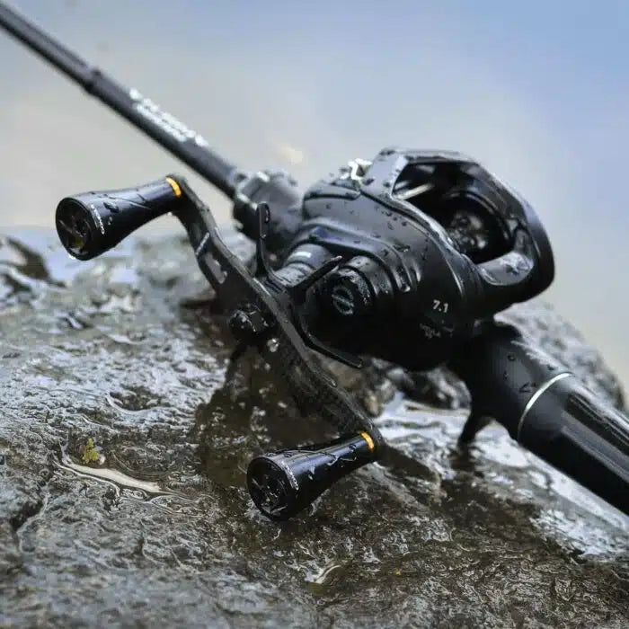 Gomexus Alloy Handle Carbon Black Gold 95mm 8x5mm