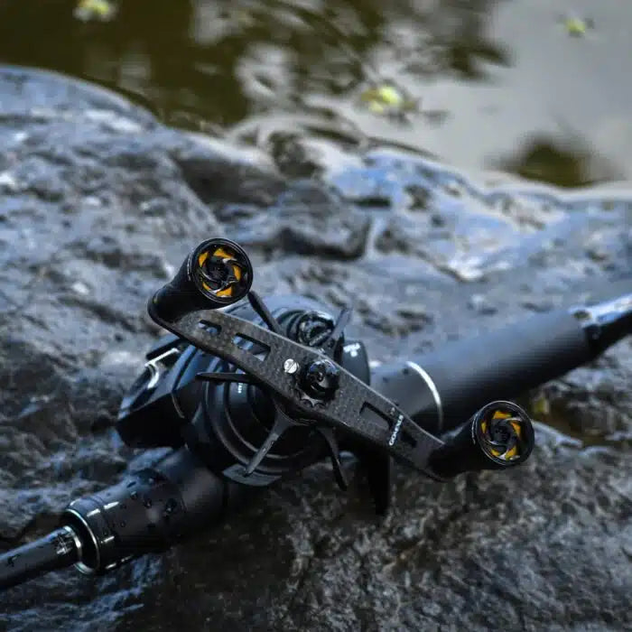 Gomexus Alloy Handle Carbon Black Gold 95mm 8x5mm