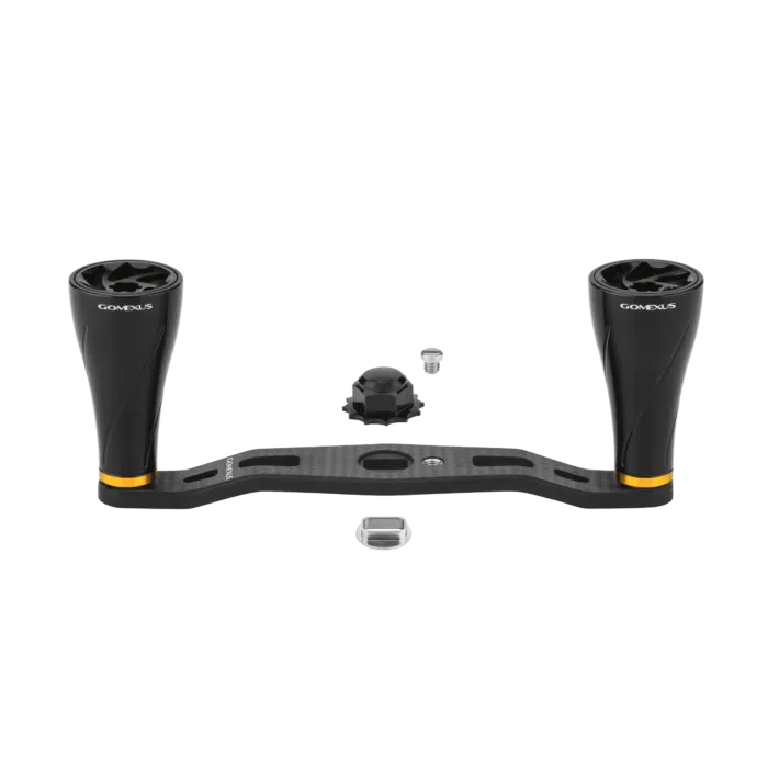 Gomexus Alloy Handle Carbon Black Gold 95mm 8x5mm