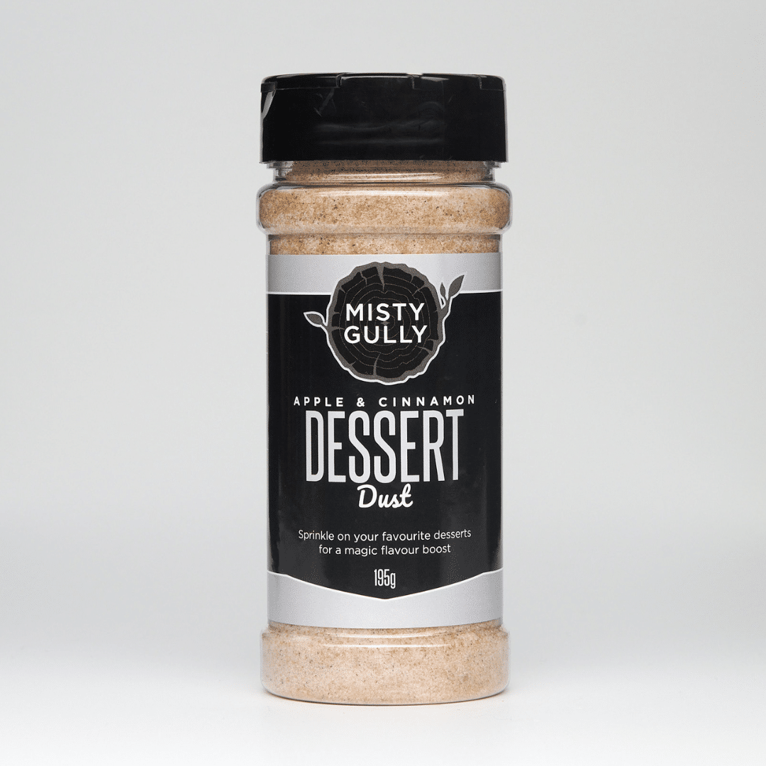 Misty Gully Dessert Dust Apple & Cinnamon195g - Fraser Coast Outdoors