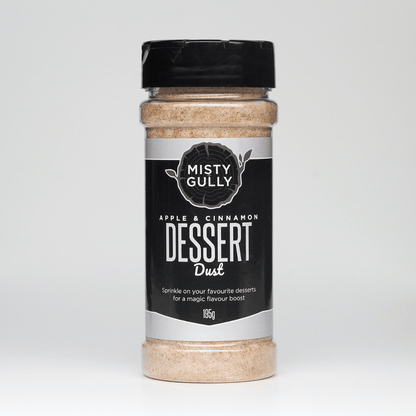 Misty Gully Dessert Dust Apple & Cinnamon195g - Fraser Coast Outdoors